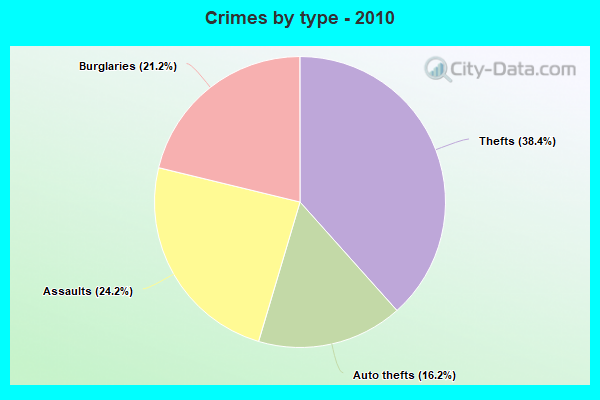 Crimes by type - 2010