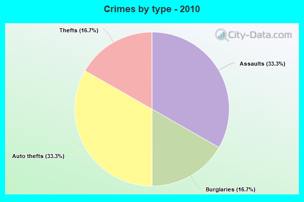 Crimes by type - 2010