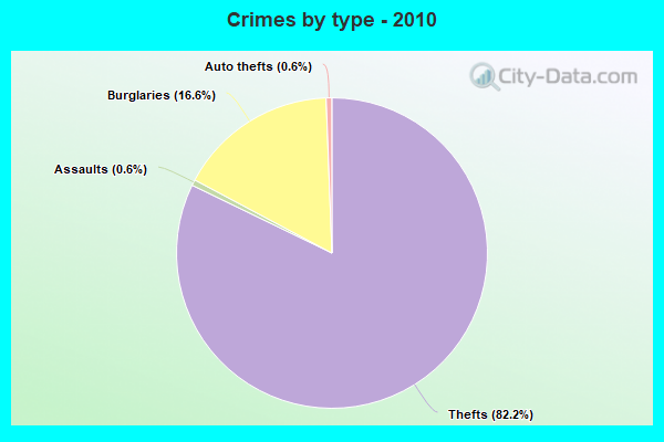 Crimes by type - 2010