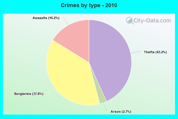 Crimes by type - 2010