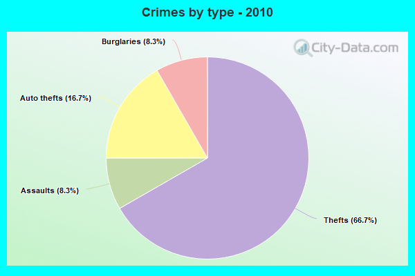 Crimes by type - 2010