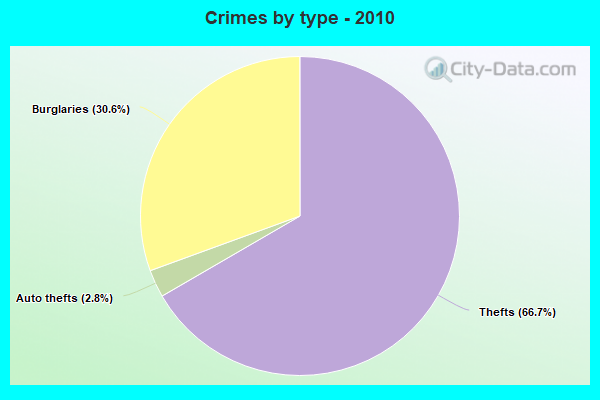 Crimes by type - 2010