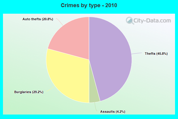 Crimes by type - 2010