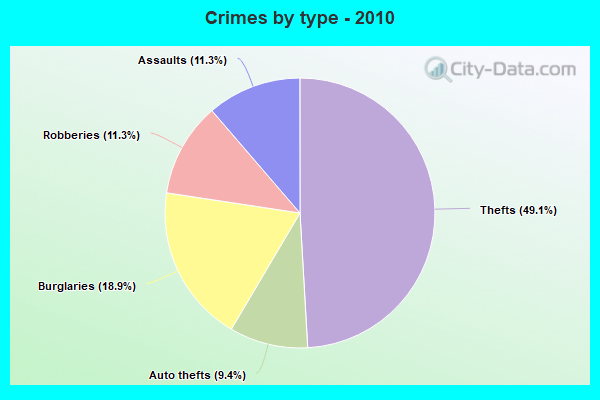 Crimes by type - 2010