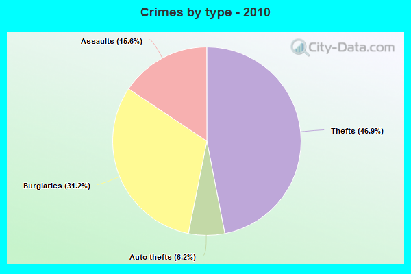 Crimes by type - 2010