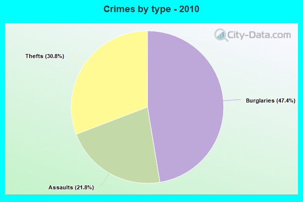 Crimes by type - 2010