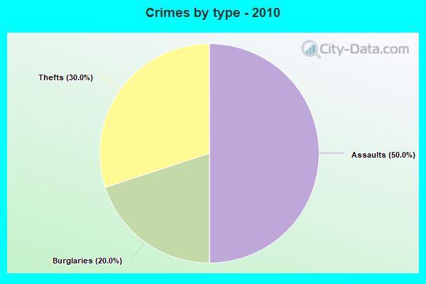 Crimes by type - 2010