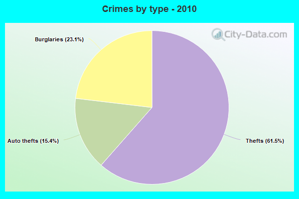 Crimes by type - 2010