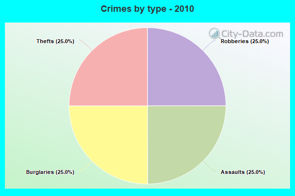 Crimes by type - 2010