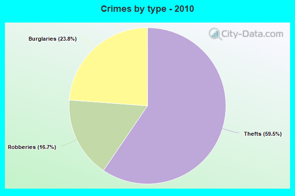 Crimes by type - 2010