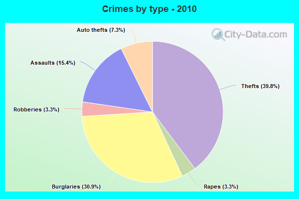 Crimes by type - 2010