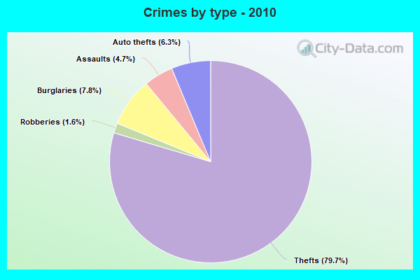 Crimes by type - 2010