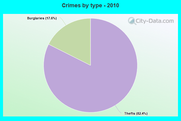 Crimes by type - 2010