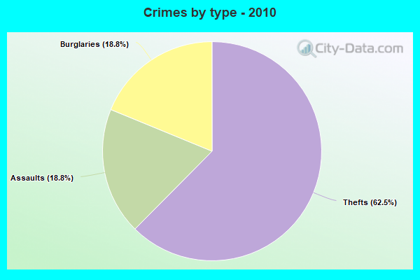 Crimes by type - 2010