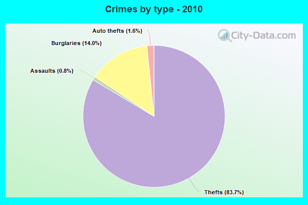 Crimes by type - 2010