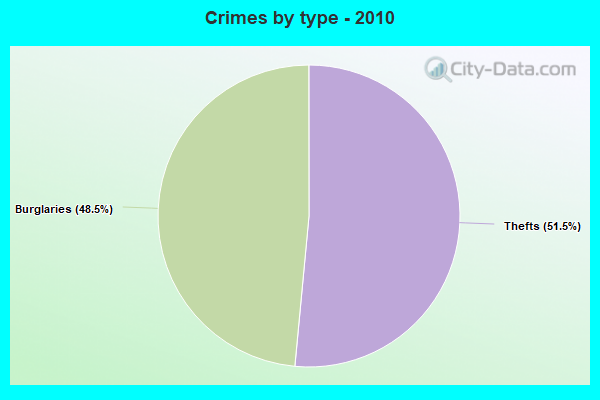 Crimes by type - 2010