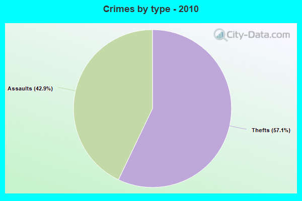 Crimes by type - 2010