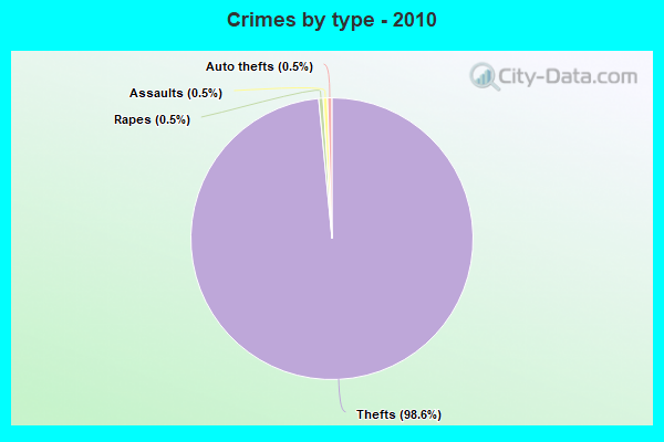 Crimes by type - 2010