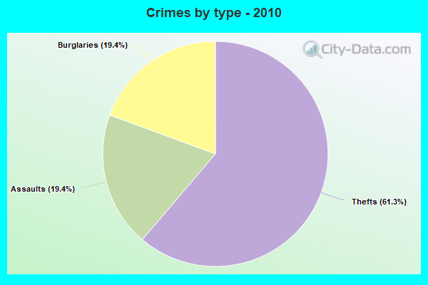 Crimes by type - 2010