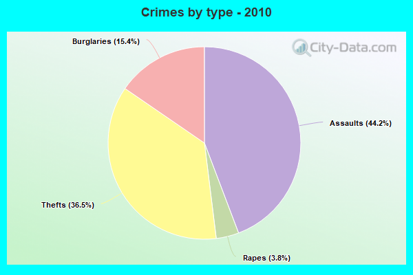 Crimes by type - 2010