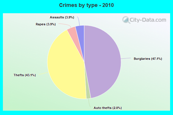 Crimes by type - 2010