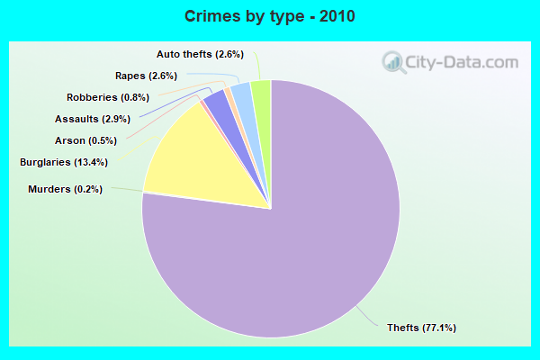 Crimes by type - 2010