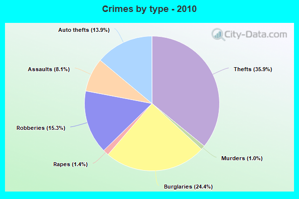 Crimes by type - 2010