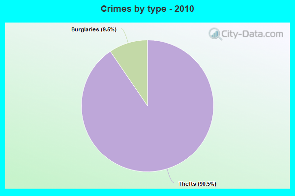 Crimes by type - 2010