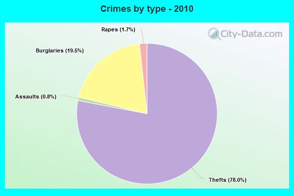 Crimes by type - 2010