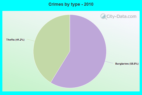 Crimes by type - 2010