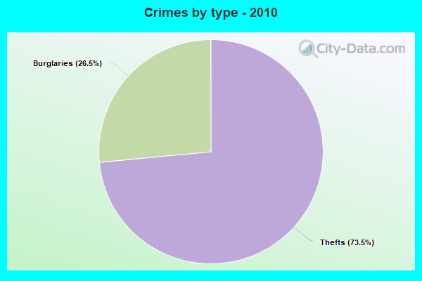 Crimes by type - 2010