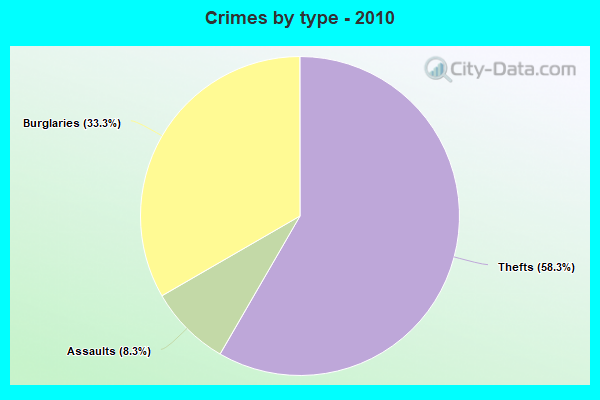 Crimes by type - 2010