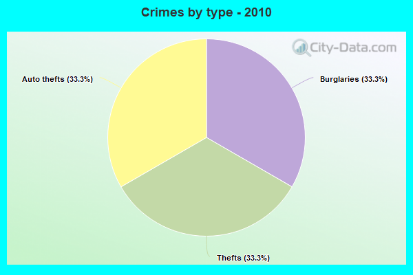 Crimes by type - 2010