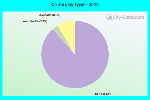 Crimes by type - 2010