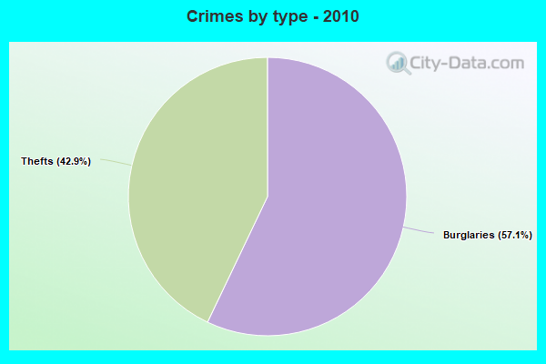 Crimes by type - 2010