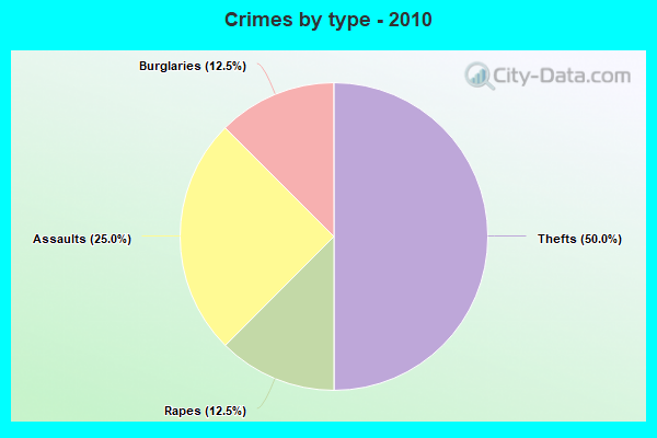 Crimes by type - 2010