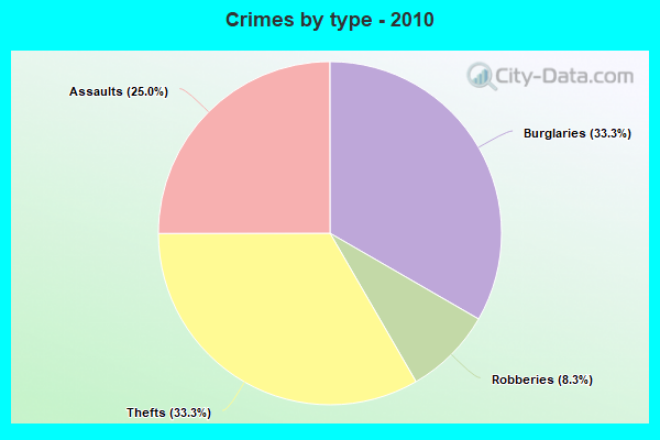 Crimes by type - 2010