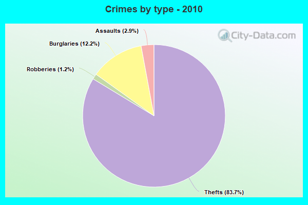 Crimes by type - 2010