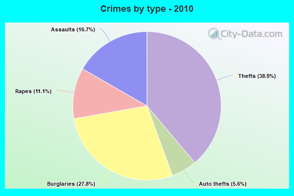 Crimes by type - 2010