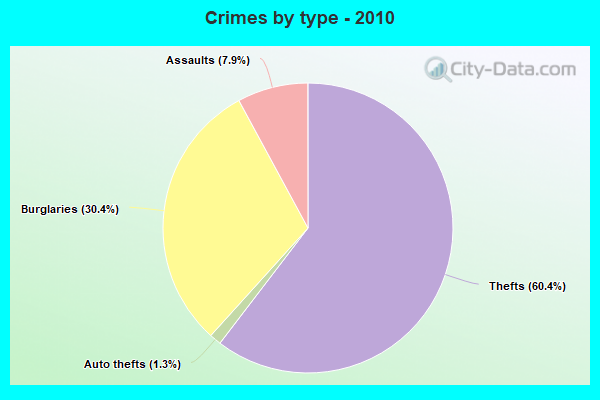 Crimes by type - 2010