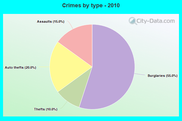 Crimes by type - 2010