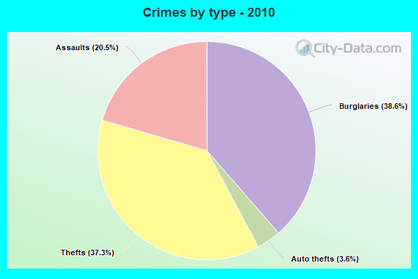 Crimes by type - 2010