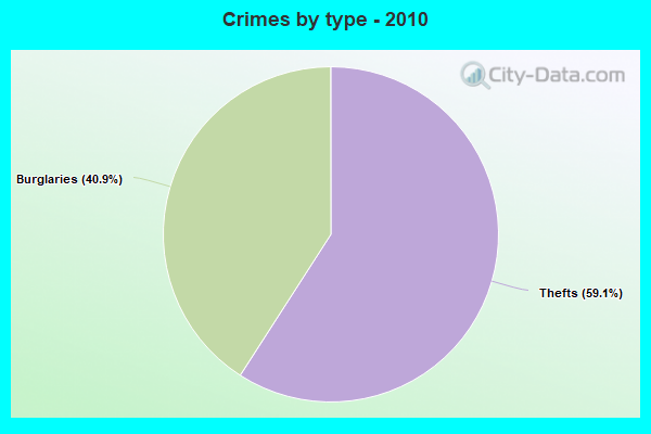 Crimes by type - 2010