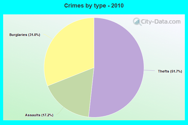 Crimes by type - 2010