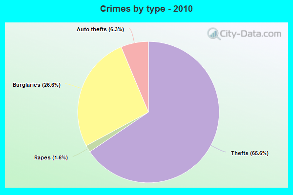 Crimes by type - 2010