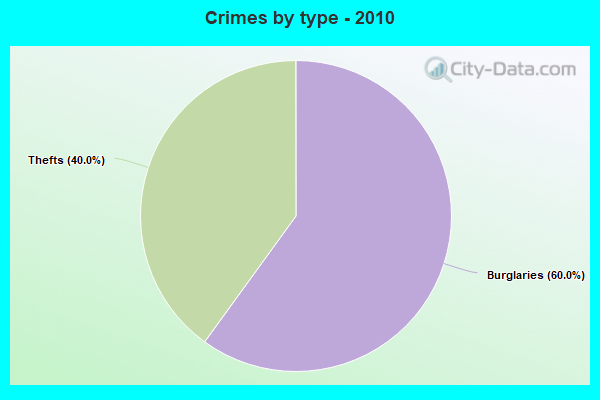 Crimes by type - 2010