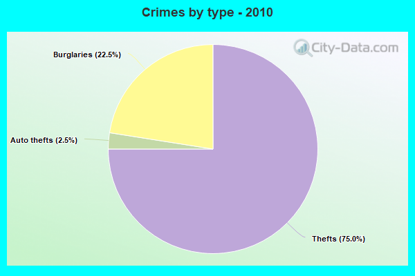 Crimes by type - 2010