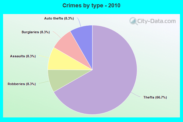 Crimes by type - 2010