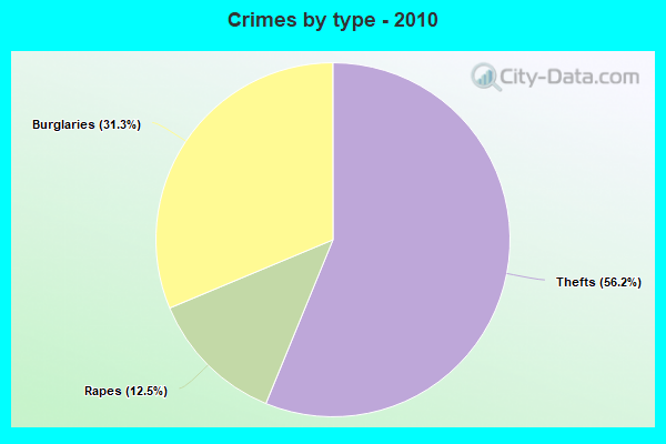 Crimes by type - 2010