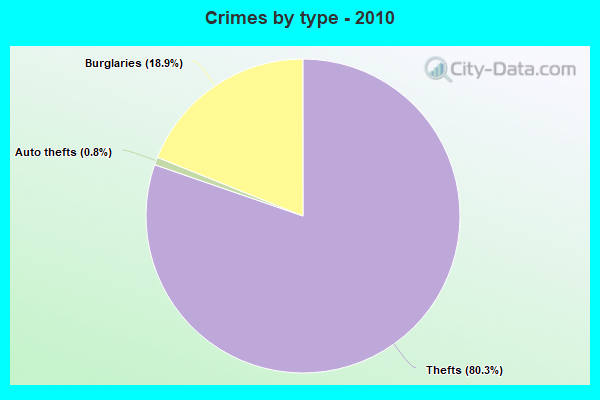 Crimes by type - 2010